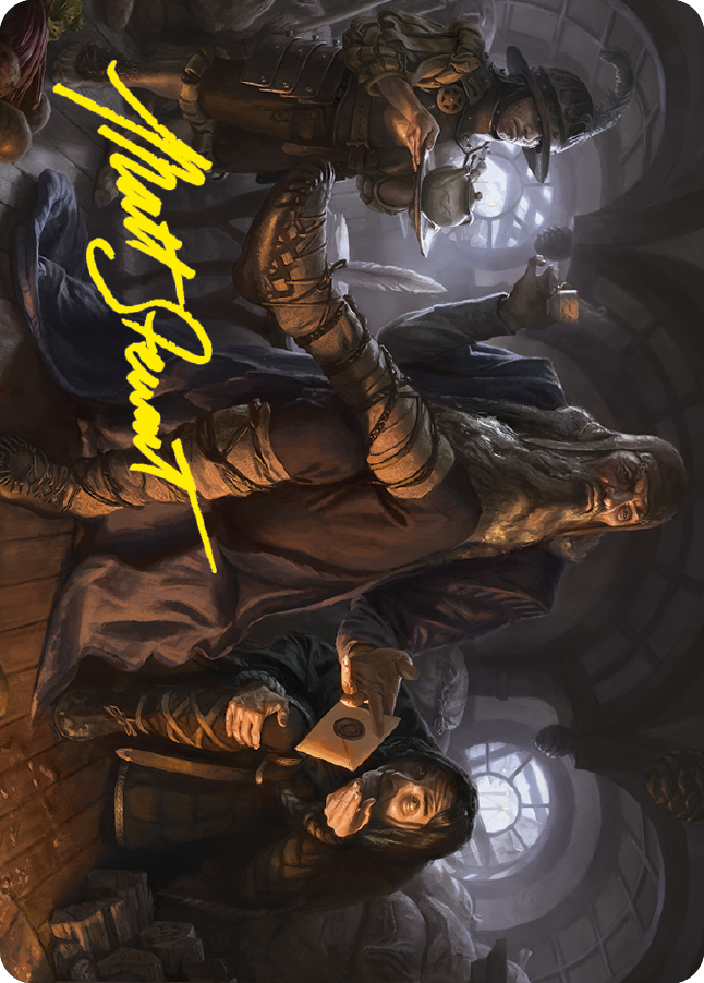 Sharkey, Tyrant of the Shire Art Card (Gold-Stamped Signature) [The Lord of the Rings: Tales of Middle-earth Art Series]-1