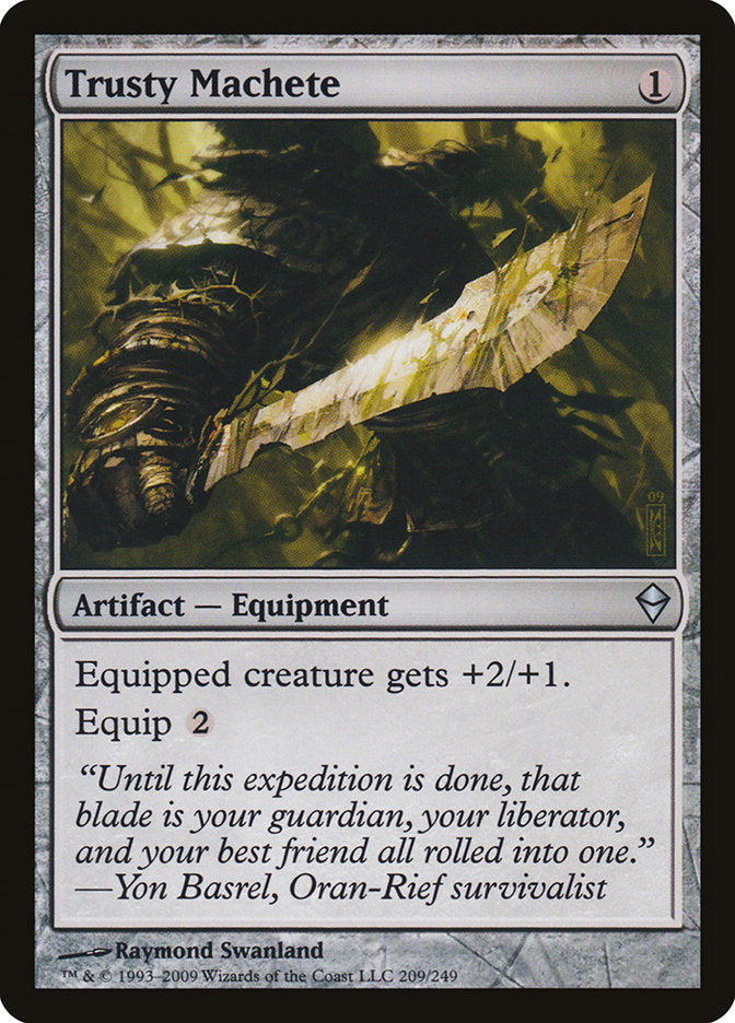 Trusty Machete [Zendikar]-1