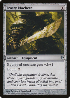 Trusty Machete [Zendikar]-1