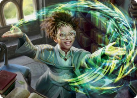 Eureka Moment Art Card [Strixhaven: School of Mages Art Series]-1