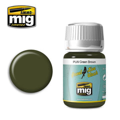 Ammo by MIG Panel Line Wash Green Brown 35ml-1