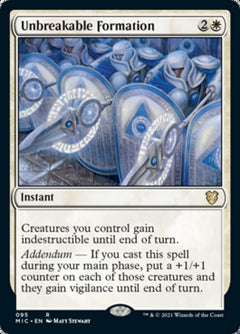 Unbreakable Formation [Innistrad: Midnight Hunt Commander]-1