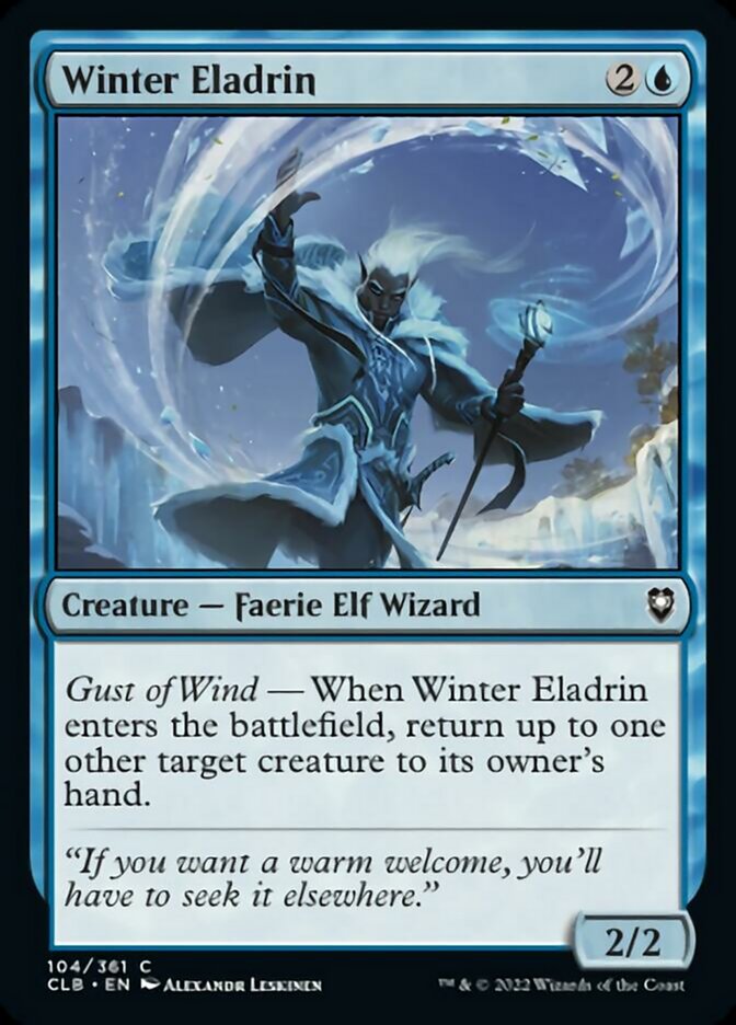 Winter Eladrin [Commander Legends: Battle for Baldur's Gate]-1
