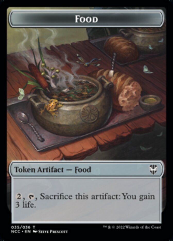 Food // Citizen Double-Sided Token [Streets of New Capenna Commander Tokens]-1
