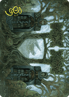 Court of Garenbrig Art Card (Gold-Stamped Signature) [Wilds of Eldraine Art Series]-1