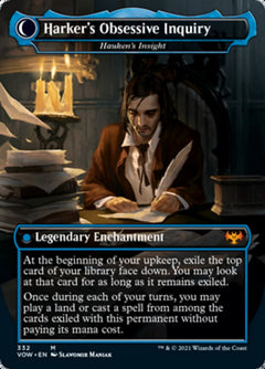 Jacob Hauken, Inspector // Hauken's Insight - Jonathan Harker // Harker's Obsessive Inquiry [Innistrad: Crimson Vow]-2