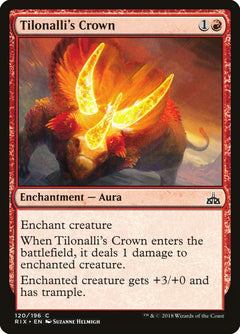 Tilonalli's Crown [Rivals of Ixalan]-1