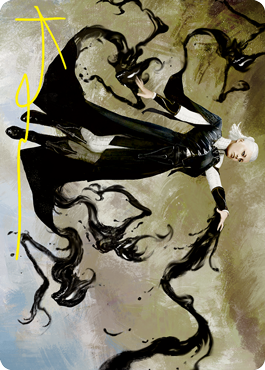 Shadewing Laureate Art Card (Gold-Stamped Signature) [Strixhaven: School of Mages Art Series]-1