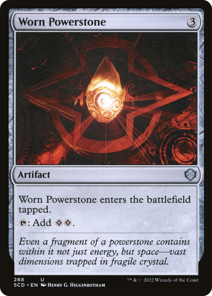 Worn Powerstone [Starter Commander Decks]-1