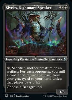 Sivriss, Nightmare Speaker (Foil Etched) [Commander Legends: Battle for Baldur's Gate]-1