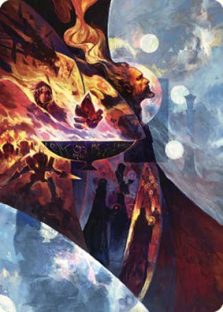 Urza's Command Art Card [The Brothers' War Art Series]-1