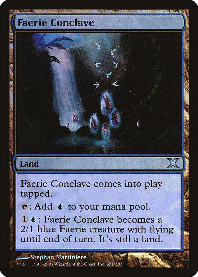 Faerie Conclave (Premium Foil) [Tenth Edition]-1