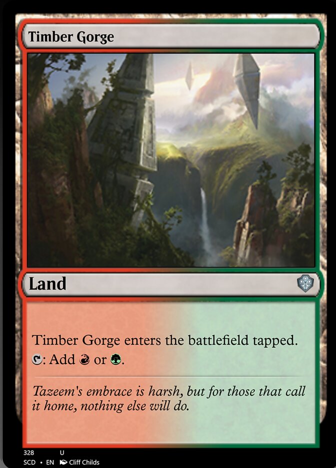 Timber Gorge [Starter Commander Decks]-1