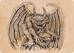 Cloister Gargoyle (Showcase) Art Card [Dungeons & Dragons: Adventures in the Forgotten Realms Art Series]-1