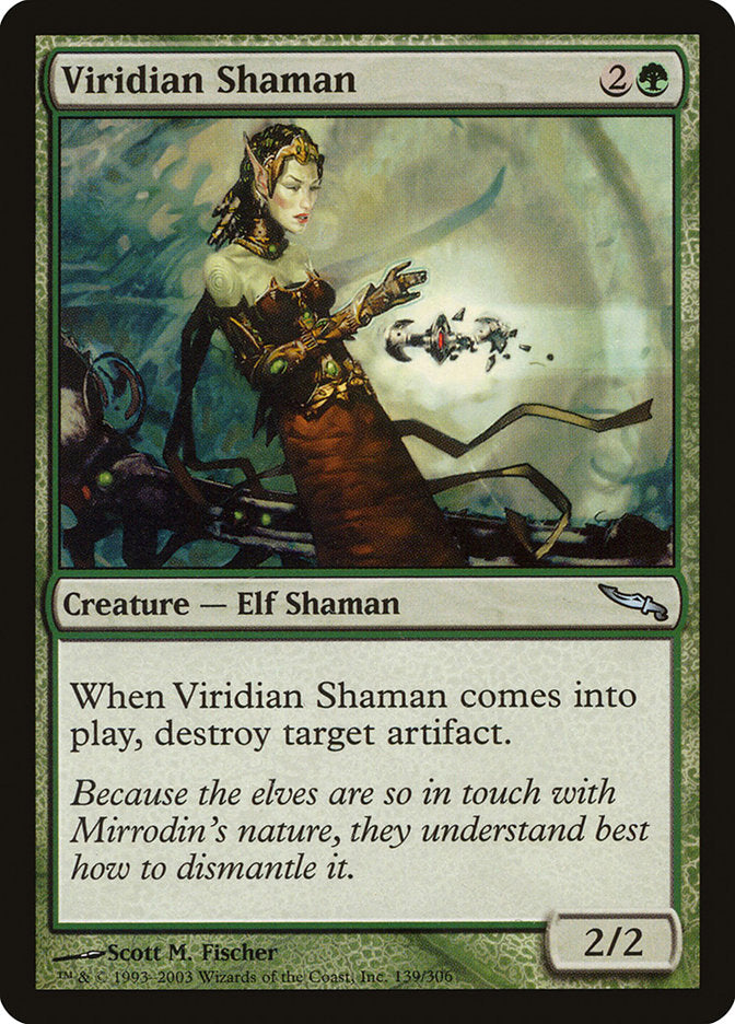 Viridian Shaman [Mirrodin]-1