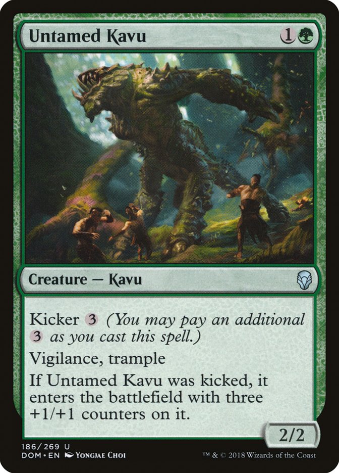 Untamed Kavu [Dominaria]-1
