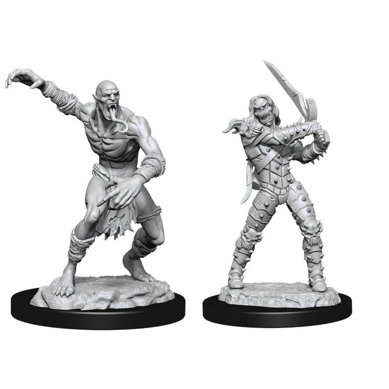 D&D Nolzurs Marvelous Unpainted Miniatures Wight and Ghast-1