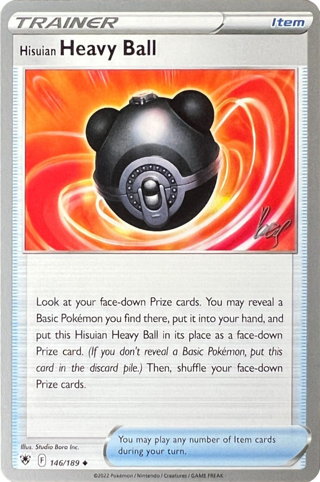 Hisuian Heavy Ball (146/189) (Cheryl Again - Sebastian Lashmet) [World Championships 2022]-1