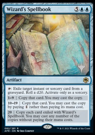 Wizard's Spellbook (Promo Pack) [Dungeons & Dragons: Adventures in the Forgotten Realms Promos]-1