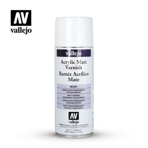 Vallejo Aerosol - Matt Varnish 400ml-1