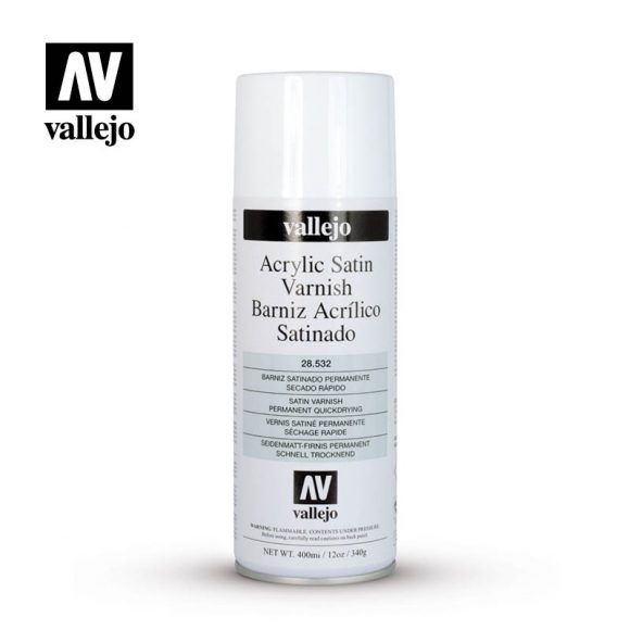 Vallejo Aerosol - Satin Varnish 400ml-1