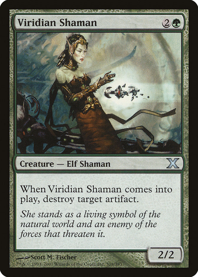 Viridian Shaman [Tenth Edition]-1
