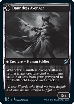 Bereaved Survivor // Dauntless Avenger [Innistrad: Double Feature]-2