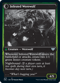 Infestation Expert // Infested Werewolf [Innistrad: Double Feature]-2