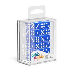 Oakie Doakie Dice D6 12 mm Solid - Blue (36)-1