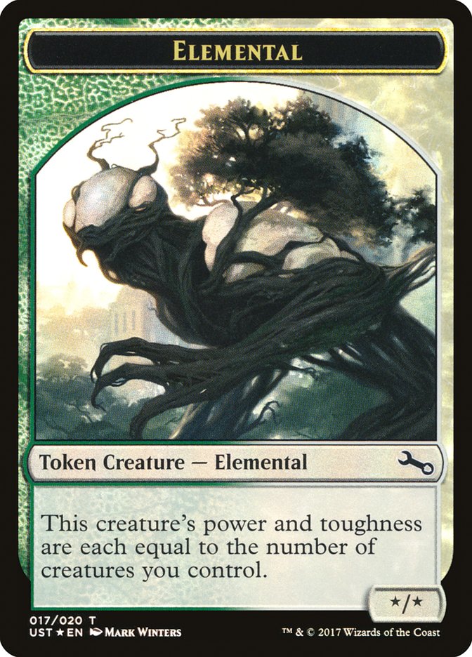 Elemental // Elemental Double-Sided Token (017/020) [Unstable Tokens]-1