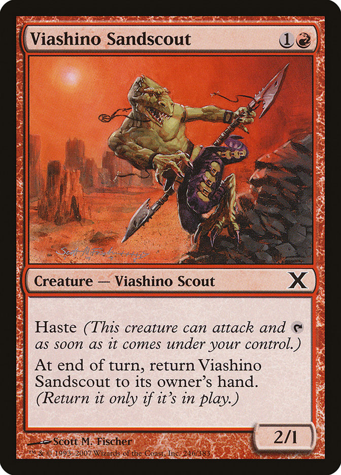 Viashino Sandscout [Tenth Edition]-1