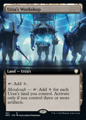 Urza's Workshop (Extended Art) [The Brothers' War Commander]