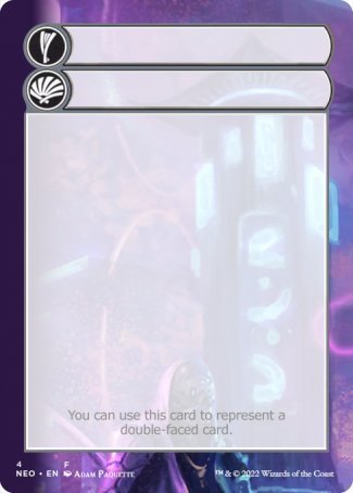 Helper Card (4/9) [Kamigawa: Neon Dynasty Tokens]-1