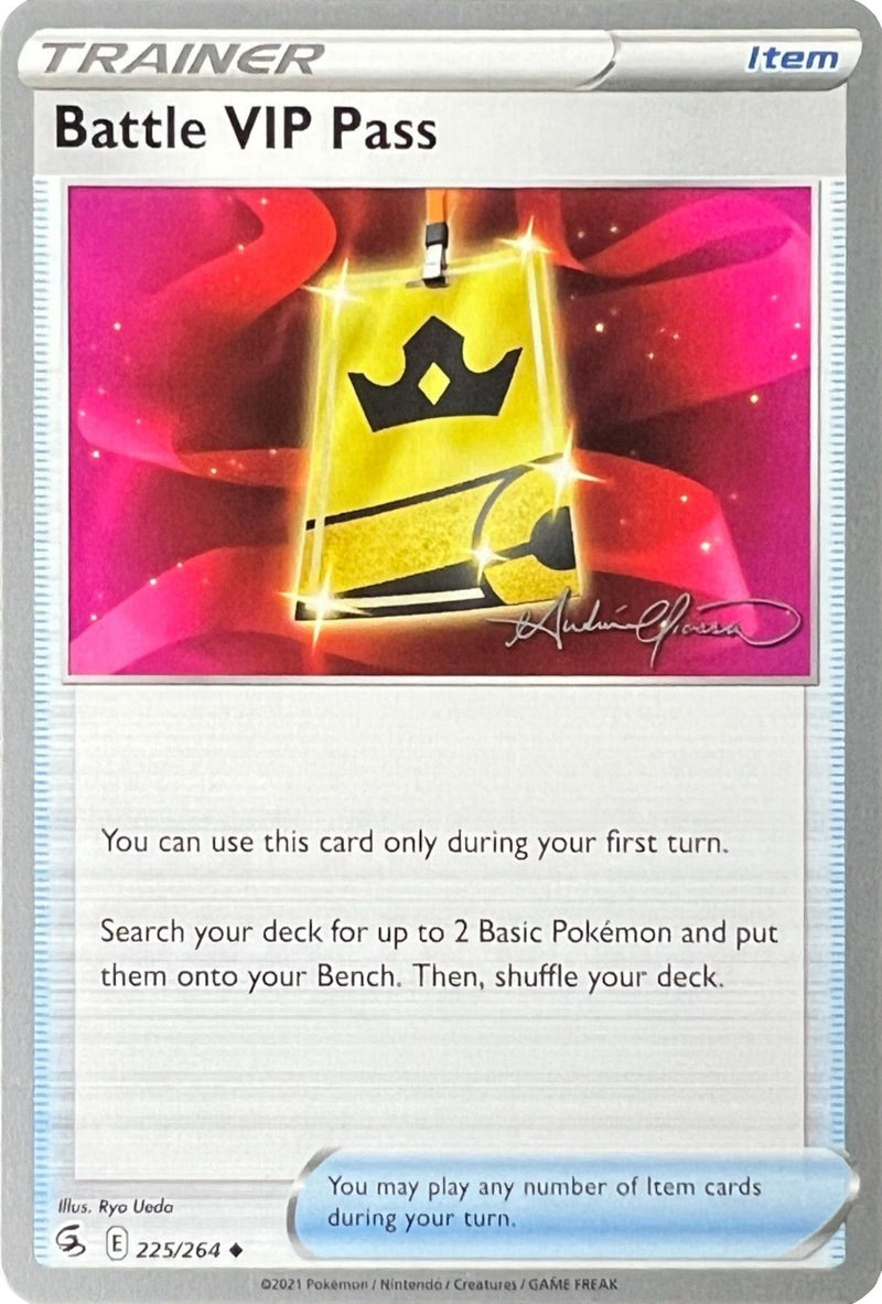 Battle VIP Pass (225/264) (The Shape of Mew - Andre Chiasson) [World Championships 2022]-1