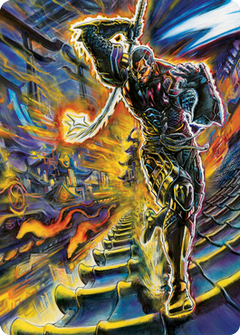 Kaito Shizuki 2 Art Card [Kamigawa: Neon Dynasty Art Series]-1