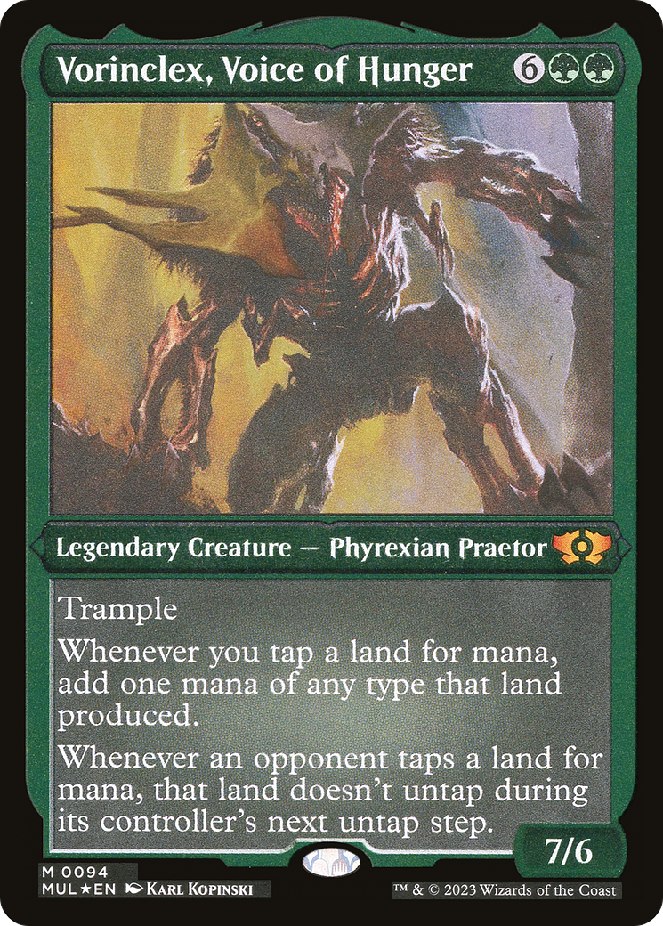Vorinclex, Voice of Hunger (Foil Etched) [Multiverse Legends]-1