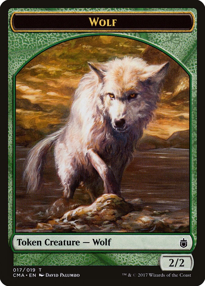 Wolf Token (017/019) [Commander Anthology Tokens]-1