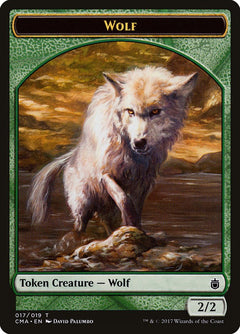 Wolf Token (017/019) [Commander Anthology Tokens]-1