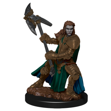 D&D Premium Painted Figures Half-Orc Fighter Female