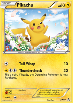 Pikachu (BW77) [Black & White: Black Star Promos]-1