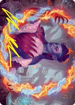 Rootha, Mercurial Artist Art Card (Gold-Stamped Signature) [Strixhaven: School of Mages Art Series]-1