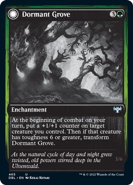 Dormant Grove // Gnarled Grovestrider [Innistrad: Double Feature]-1