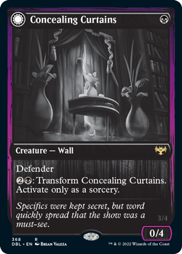 Concealing Curtains // Revealing Eye [Innistrad: Double Feature]-1