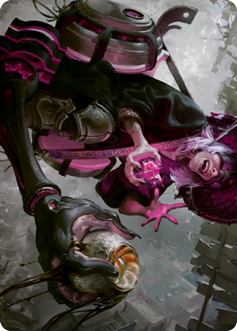 Undercity Scrounger Art Card [Kamigawa: Neon Dynasty Art Series]-1