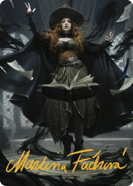 Tasha, the Witch Queen Art Card (41) (Gold-Stamped Signature) [Commander Legends: Battle for Baldur's Gate Art Series]-1