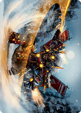 Asari Captain Art Card [Kamigawa: Neon Dynasty Art Series]-1