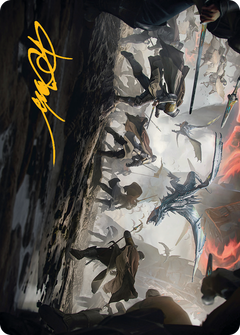 Invasion of Dominaria Art Card (Gold-Stamped Signature) [March of the Machine Art Series]-1