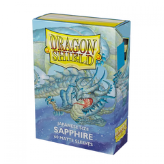 Sleeves - Dragon Shield Japanese - Box 60 - Sapphire Matte-1