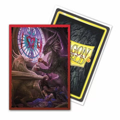 Sleeves - Dragon Shield - Box 100 - Brushed Art - Valentine Dragons 2022-2