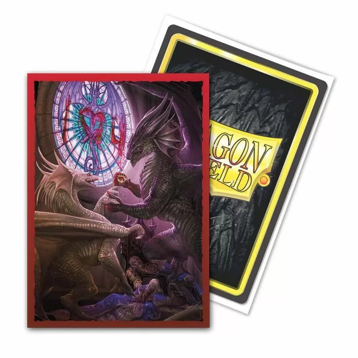 Sleeves - Dragon Shield - Box 100 - Brushed Art - Valentine Dragons 2022-2